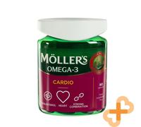 MOLLER'S OMEGA-3 Cardio 60 Pillole Cardiovascolare Integratore Colesterolo