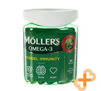 Moller's OMEGA-3 Dobbel Immunità 90 Pillole Sistema Immunitario Cervello Hearth