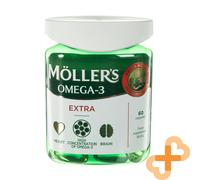Moller's OMEGA-3 Extra Cuore & Cervello Salute Integratore Alimentare 60 Pillole