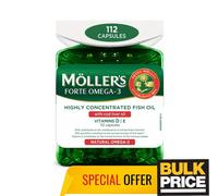 Mollers Omega-3 Forte Norwegian Formula vitamine altamente concentrate 112 ca...