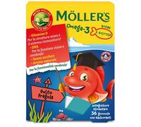 Moller's Omega 3 Jelly Fish Caramelle Gommose 43,2 g Caramelle