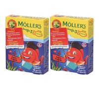Moller's Omega 3 Jelly Fish Caramelle Gommose 2x43,2 g