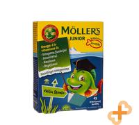 Moller's OMEGA-3 Junior Frutta Gusto 45 Masticabile Gelatina Pesce Integratore