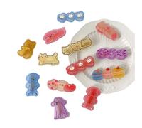 Molletta a forma di becco d'anatra a forma di animale a forma di simpatico cane, accessori per capelli per bambini, forcina per capelli a forma di cartone animato (D) trattamento