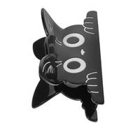 Molletta a Pinza per Chioma Bambine, Acetato, Gatto, Nero | Fissaggio Semplice e Delicato, Antiscivolo per Chignon Dietro, Stile Estivo e Giocoso, per Bambine e Ragazze