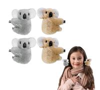 Molletta Capelli Donna, 4 PCS Peluche Koala Mini Fermagli per Capelli, Molletta Capelli, Mollette Capelli Donna Piccole, Graziosi Fermagli per Capelli Koala, Clip Decorativa per Ragazze, Oggetti