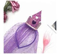 Molletta Capelli Fascia lucida, corona, principessa velo, tornante, puntelli di palcoscenico, accessori for capelli, regali di compleanno Accessori Capelli(5)