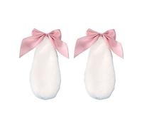 Molletta Capelli Kawaii Donne Girls Capelli Clip Clip carino coniglio coniglietto peluche Lop orecchie for forcella caramelle colore nastro bowknot lolita cosplay accessori for capelli Accessori Capel