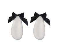 Molletta Capelli Kawaii Donne Girls Capelli Clip Clip carino coniglio coniglietto peluche Lop orecchie for forcella caramelle colore nastro bowknot lolita cosplay accessori for capelli Accessori Capel