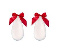 Molletta Capelli Kawaii Donne Girls Capelli Clip Clip carino coniglio coniglietto peluche Lop orecchie for forcella caramelle colore nastro bowknot lolita cosplay accessori for capelli Accessori Capel