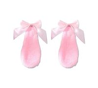 Molletta Capelli Kawaii Donne Girls Capelli Clip Clip carino coniglio coniglietto peluche Lop orecchie for forcella caramelle colore nastro bowknot lolita cosplay accessori for capelli Accessori Capel