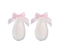 Molletta Capelli Kawaii Donne Girls Capelli Clip Clip carino coniglio coniglietto peluche Lop orecchie for forcella caramelle colore nastro bowknot lolita cosplay accessori for capelli Accessori Capel