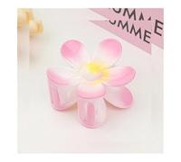 Molletta per capelli a forma di fiore, 7 cm, tinta unita, satinata, per donne e ragazze, forcina per capelli, a forma di squalo, accessori per capelli (rosa02)