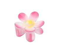 Molletta per capelli a forma di fiore, 7 cm, tinta unita, satinata, per donne e ragazze, forcina per capelli, a forma di squalo, accessori per capelli (rosso 02)