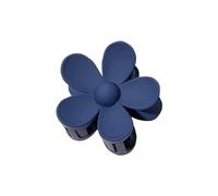 Molletta per capelli a forma di fiore, 7 cm, tinta unita, satinata, per donne e ragazze, forcina per capelli, a forma di squalo, accessori per capelli (blue2)