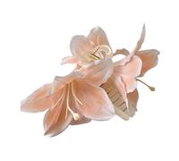 Molletta per capelli a forma di squalo con fiore 3D di grandi dimensioni, per la testa posteriore, strumento per lo styling dei capelli da donna
