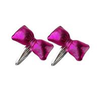 Molletta per capelli con fiocco scintillante, clip laterale per capelli, graziosa, in metallo, accessorio per capelli da donna e ragazza, per donne e bambini