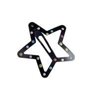 Molletta per capelli con motivo a pois colorati per donne, comoda clip per capelli da ragazza, in viaggio, fotografia, quattro tipi possono scegliere