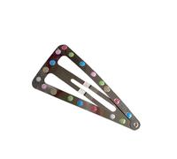 Molletta per capelli con motivo a pois colorati per donne, comoda clip per capelli da ragazza, in viaggio, fotografia, quattro tipi possono scegliere