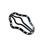 Molletta per capelli con motivo a pois colorati per donne, comoda clip per capelli da ragazza, in viaggio, fotografia, quattro tipi possono scegliere