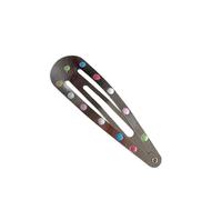 Molletta per capelli con motivo a pois colorati per donne comoda clip per capelli ragazza in viaggio fotografia clip per capelli quattro tipi può scegliere