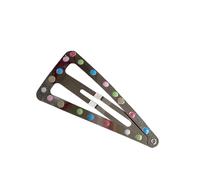 Molletta per capelli con motivo a pois colorati per donne comoda clip per capelli ragazza in viaggio fotografia clip per capelli quattro tipi può scegliere