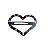 Molletta per capelli con motivo a pois colorati per donne comoda clip per capelli ragazza in viaggio fotografia clip per capelli quattro tipi può scegliere