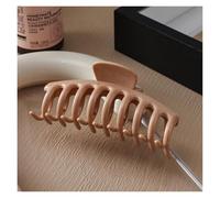 Molletta per capelli da donna, in morbido silicone, 13 cm, con presa a croce, ad alta elasticità, deformabile, anti-collisione, accessori per capelli spessi (stile 14)