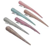 Mollette a Corno di Bue in Acrilico, Set 6 Pezzi per Donne | Clip Decorative per Uscite e Viaggio, Stile Elegante e Raffinato, Leggere, Compatte, Accessorio per Ragazze