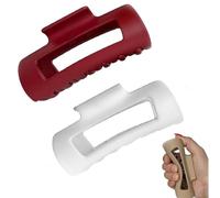 Mollette a forma di squalo, morbide ed elastiche, alla moda, 10,7 cm, morbide e flessibili, antiscivolo, comode per capelli spessi o fini, tenuta forte e design non spezzabile (C)