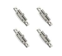 Mollette a sfera per porta, confezione da 4 chiusure a sfera regolabili in rame con doppia sfera, chiusura a sfera con viti per mobili domestici, porte, armadietti, argento/50 mm
