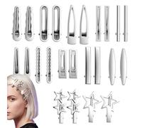 Mollette Capelli Argento - Capelli Goth 24 - Barrette Antiscivolo,Per Signore Ragazze Donne Moglie Fidanzata Femminile Quotidiano Matrimonio Feste Ballo Banchetto Formale