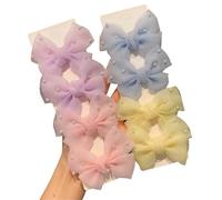 Mollette Capelli Donna 8 fermagli for capelli Sweet Wind Bow Edition adatti for l'uso quotidiano, accessori for capelli