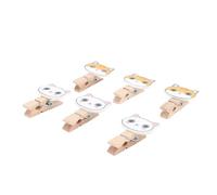 Mollette da Bucato in Legno da 100 Pezzi, Mollette da Bucato in Legno Simpatico Cartone Animato, Piccole Clip Decorative in Legno per Artigianato, Foto, Immagini, Baby Shower,