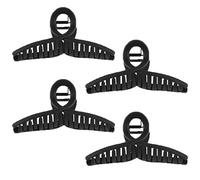 Mollette extra large da 13,9 cm per capelli spessi e capelli lunghi, confezione da 4 clip XL Jumbo a artiglio oversize opache antiscivolo per donne clip per mascella grande tenuta forte colori neutri