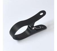 Mollette extra large realizzate in alluminio spaziale per asciugare trapunte, asciugamani pesanti e coperte (nero)