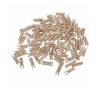 MOLLETTE IN LEGNO NATURALE APPENDIFOTO DA 3.5CM MOLLETTINE DECORAZIONI FOTO 100P