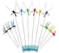 Mollette Libellula Per Tenere Lontane Mosche | 12 Paletti Realistici che Allontanano le Mosche - Libellula A Clip Per Cappello,Per Cortile Terrazzo Balcone Giardino Fattoria Frutteto Piscina Campeggio