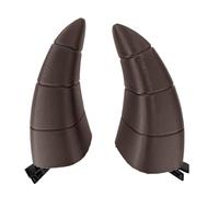 Mollette per capelli adorabili, capelli con corna, Brown | Accessori per fermagli per capelli con demoni Halloween per donne e ragazze, adorabili mollette per capelli