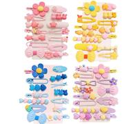 Mollette per Capelli Bambina, 56Pcs mollette caramelle per capelli,Fermagli CapelliBambina,accessori per capello color caramella adatti a bambine, bambini e adolescenti, con vari motivi