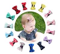 Mollette per Capelli, Bambina Fermagli Antiscivolo/Metallo Capelli Clip(15Pcs)