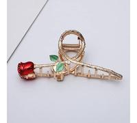 Mollette per capelli in metallo rosa, grandi clip a forma di squalo, clip antiscivolo per una presa forte, accessori alla moda per ricci lunghi, spessi, sottili