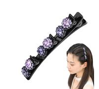 Mollette per capelli per lo styling di capelli con pietra di scintillio, fermagli per capelli da donna, fermagli per capelli lucenti fermagli per capelli alla moda clip per capelli facilmente