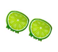 Mollette per capelli versatili, in acrilico, a tema frutta, sicure a metà stili, per coda di cavallo, comode per tutto il giorno, forcina per coda di cavallo