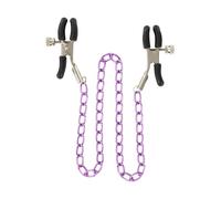 MOLLETTE PER CAPEZZOLI IN SILICONE CON CATENA TOY JOY STIMOLATORE