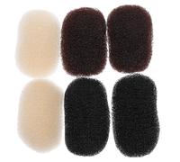 Mollette per Chioma Rialzanti 6 Pezzi in Nylon e Acciaio, Invisibili | Antiscivolo e Tracce, per Coda di Cavallo e Uso Quotidiano, Colore Nero e Marrone
