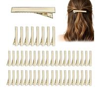 Mollette per la Divisione dei Capelli in Sezioni | 50 Pezzi Forte Tenuta Antiscivolo Allungate | Mollette Per Acconciatura Di Capelli Lunghi Da Donna - per Donne Mamma Moglie Fidanzata e Ragazze