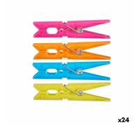 Mollette per Panni Multicolore Plastica 15 x 29 x 4,5 cm 1,2 x 9,5 x 9,5 cm S