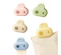 Mollette per sacchetti riutilizzabili con datario, clip magnetiche per chip | Clip per alimenti con funzione di freschezza, decorazione per la cucina, articoli per la casa con struttura in plastica