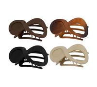 Mollette Piatte Per Capelli Donna Confezione Da 4 Pezzi Leggeri Con Design